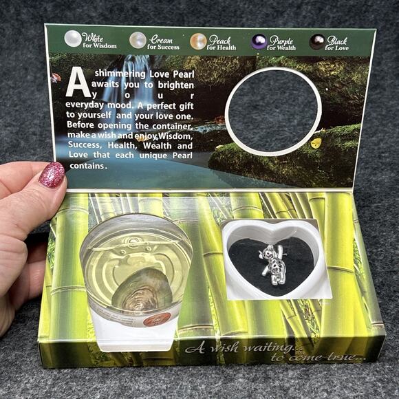 NEW Love Pearl Wish Pearl Kit Panda Cultured Necklace Genuine Freshwater Gift - Picture 4 of 10